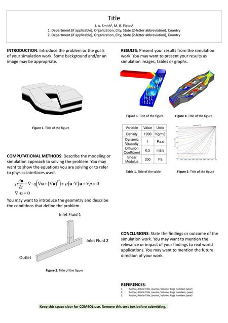 Title J. A. Smith1, M. B. Fields2