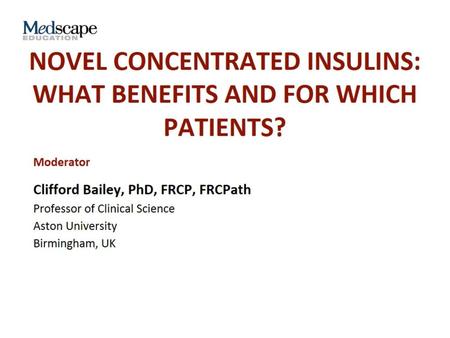 Novel Concentrated Insulins: What Benefits and for Which Patients?