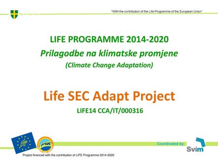 Prilagodbe na klimatske promjene (Climate Change Adaptation)