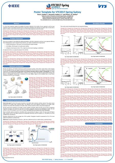 Poster Template for VTC2017-Spring Sydney