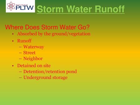 Where Does Storm Water Go?