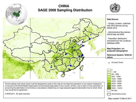 SAGE 2009 Sampling Distribution