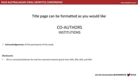 Co-authors Institutions