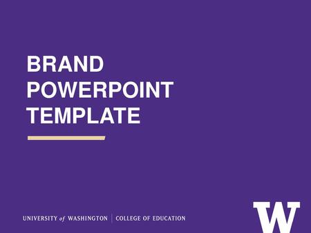 BRAND POWERPOINT TEMPLATE