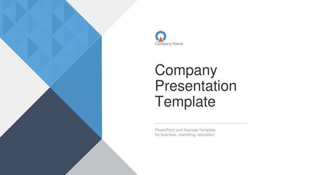 Company Presentation Template