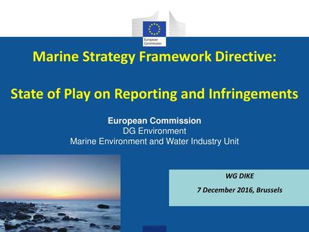 Marine Strategy Framework Directive: