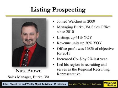 Nick Brown Sales Manager, Burke VA