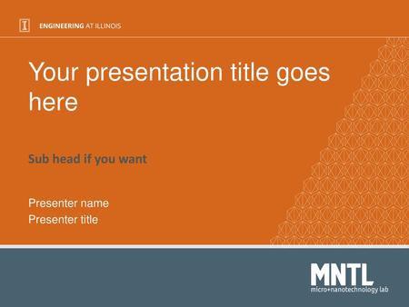 Your presentation title goes here