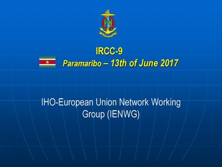 IHO-European Union Network Working Group (IENWG)