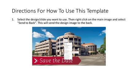 Directions For How To Use This Template
