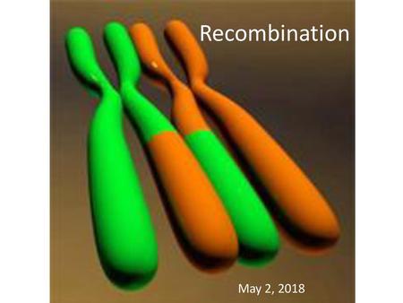 Recombination May 2, 2018.