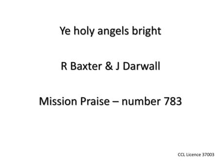 Mission Praise – number 783