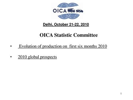 OICA Statistic Committee