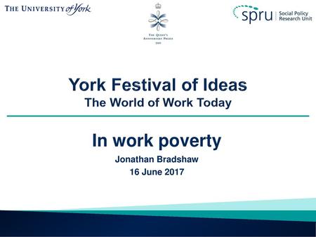 York Festival of Ideas The World of Work Today