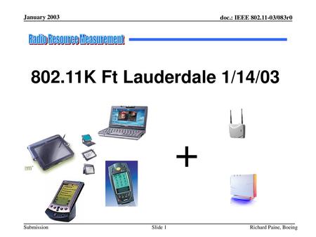 K Ft Lauderdale 1/14/03 August 2002 doc.: IEEE /506r0