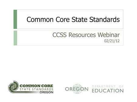 Common Core State Standards