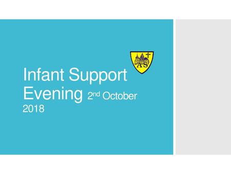 Infant Support Evening 2nd October 2018