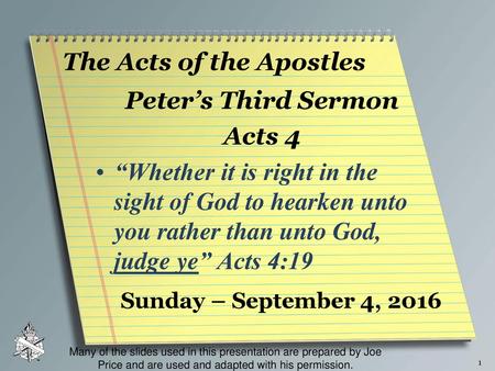 The Acts of the Apostles