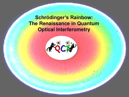 Schrödinger’s Rainbow: