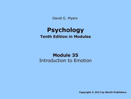 Tenth Edition in Modules