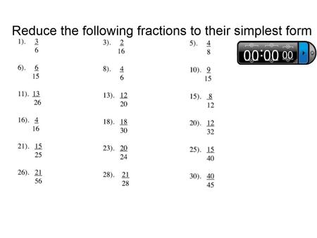 Add and Subtract Fractions