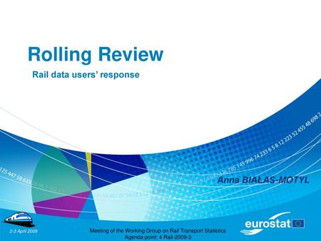 Meeting of the Working Group on Rail Transport Statistics