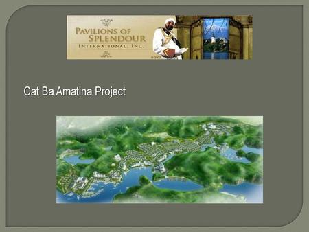 Cat Ba Amatina Project.