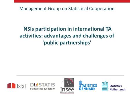 Management Group on Statistical Cooperation