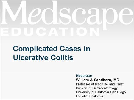 Complicated Cases in Ulcerative Colitis