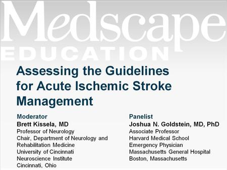 Program Goal. Program Goal Current Stroke Guidelines: AHA/ASA.