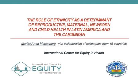 International Center for Equity in Health