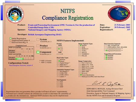 Compliance Registration