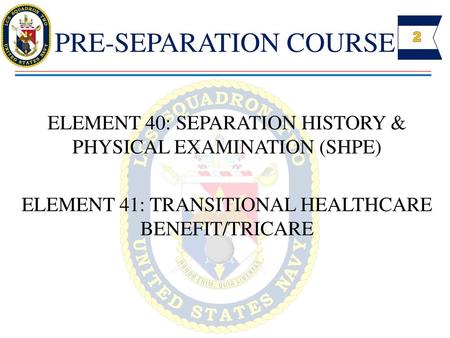 PRE-SEPARATION COURSE