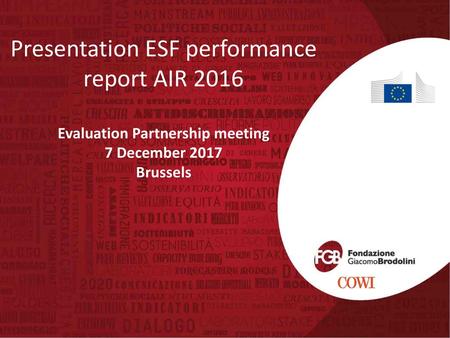 Overview performance report AIR2016