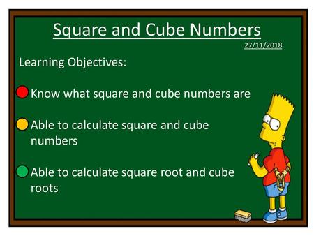 Square and Cube Numbers