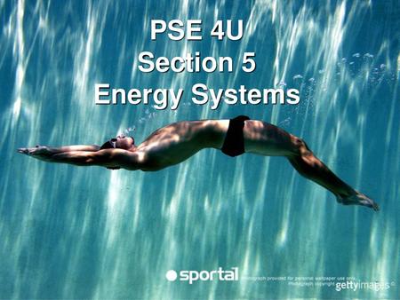 PSE 4U Section 5 Energy Systems