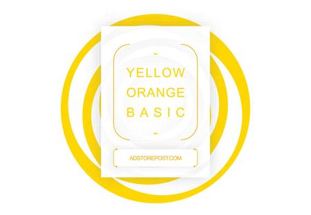 - YELLOW ORANGE BASIC - ADSTOREPOST.COM.