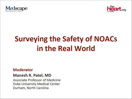 Surveying the Safety of NOACs in the Real World