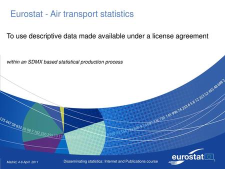 Disseminating statistics: Internet and Publications course