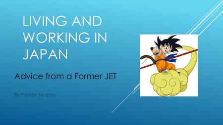 Living and working in japan