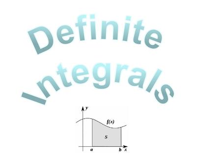 Definite Integrals.