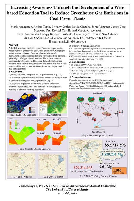 Increasing Awareness Through the Development of a Web-based Education Tool to Reduce Greenhouse Gas Emissions in Coal Power Plants   Maria Aranguren,