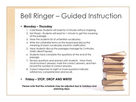 Bell Ringer – Guided Instruction