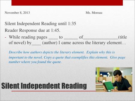 Silent Independent Reading