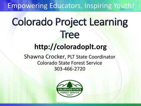 Colorado Project Learning Tree