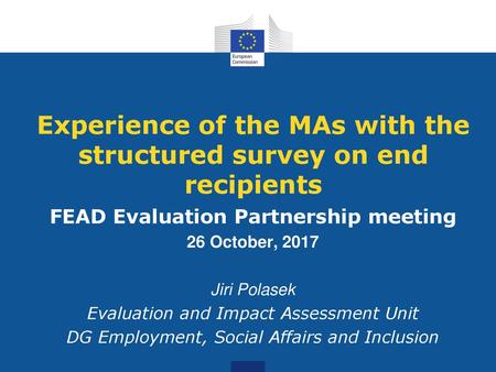 Experience of the MAs with the structured survey on end recipients