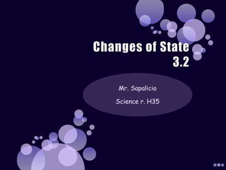 Mr. Sapalicio Science r. H35