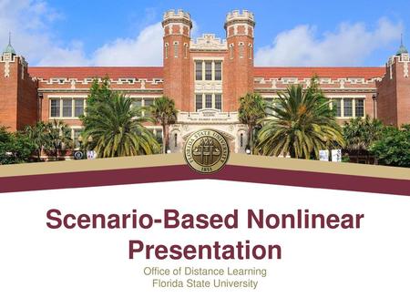 Scenario-Based Nonlinear Presentation