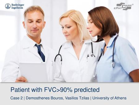 Patient with FVC>90% predicted