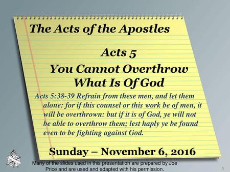 The Acts of the Apostles